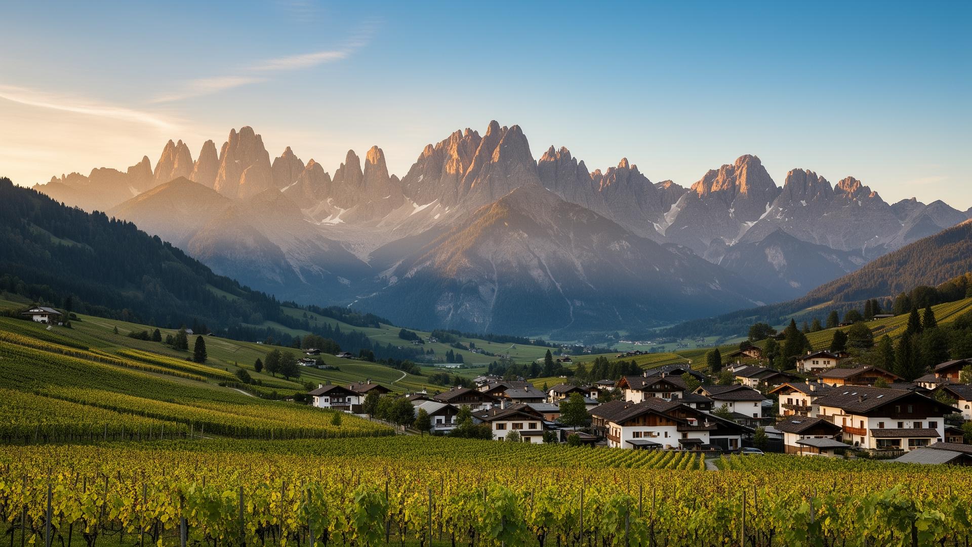 Panorama montano dell'Alto Adige